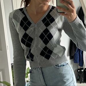 John Galt PACSUN Sweater Cropped Cardigan